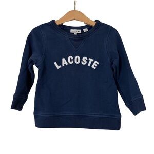 Lacoste Toddler Navy Crew Sweatshirt
